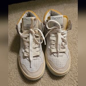 ONCEPT Women's Athletic Shoes - White and Yellow